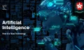 Black Minimalist Modern AI Robot Presentation